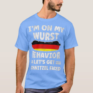 Auf meinem Wurst Verhalten Lasse man Schnitzel geg T-Shirt