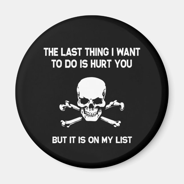 Auf meiner Liste Magnet (Vorne)