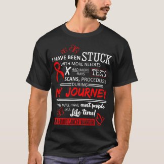 Auf meiner Reise bin ich ein Blutkrebskrieger T-Shirt