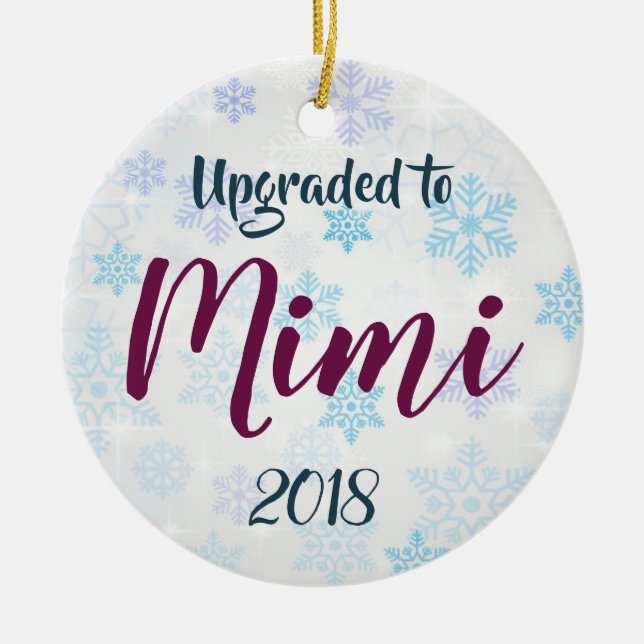 Auf Mimi Personalisierter Weihnachtsschmuck umgeba (Vorne)
