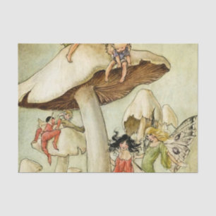 Auf Mushroom Hill von Florence Anderson Seidenpapier