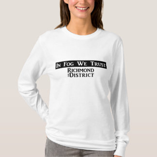 "Auf Nebel vertrauen wir" - Ladys Hoodie T-Shirt