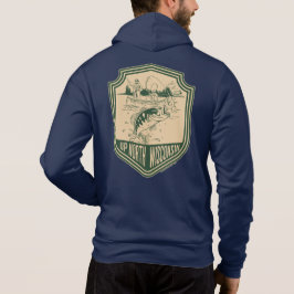Auf Nordwisconsin Abzeichen Hoodie