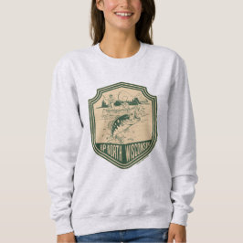 Auf Nordwisconsin Abzeichen Sweatshirt