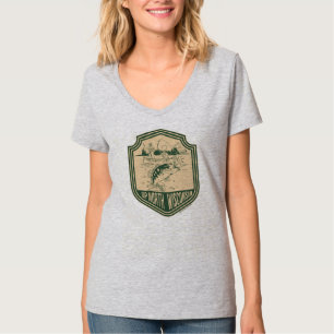 Auf Nordwisconsin Abzeichen T-Shirt