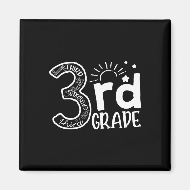 Auf Platz 3 des Lehrerplatzes und Stufe B Magnet (Vorne)