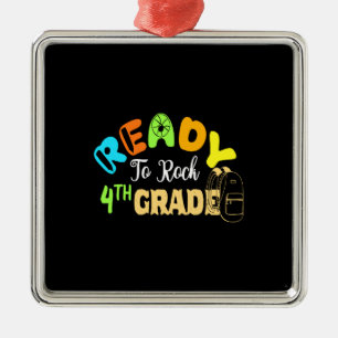 Auf Rock 4. Stufe vorbereitet Ornament Aus Metall