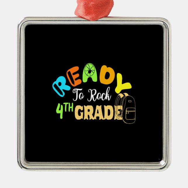 Auf Rock 4. Stufe vorbereitet Ornament Aus Metall (Vorne)