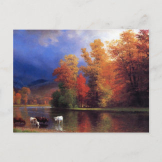 Auf Saco - Albert Bierstadt Postkarte