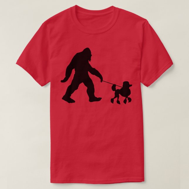 Auf seinem Poodle T-Shirt (Design vorne)