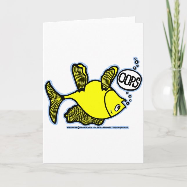Auf Seite Fisch! Karte (Vorderseite)