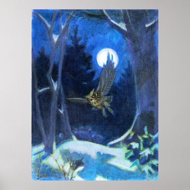 Auf Silent Wings - Kulhanek Naturkunst drucken Poster (Vorne)