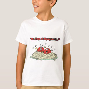 auf Spaghetti, die Fleischbällchen singen T-Shirt
