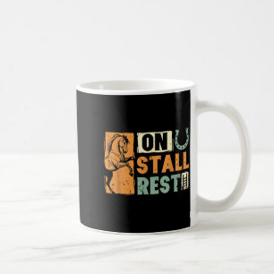 Auf Stallruhe Pferdeliebhaber Reitsport lustig Kaffeetasse