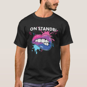 Auf StandBi Bisexueller Regenbogen Stolz Bisexuali T-Shirt