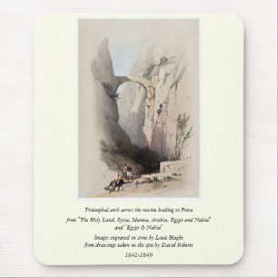 Auf Stein eingegraben von Louis Haghe Mousepad