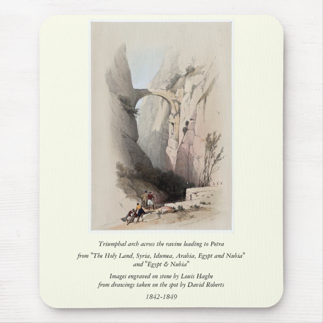 Auf Stein eingegraben von Louis Haghe Mousepad (Vorne)