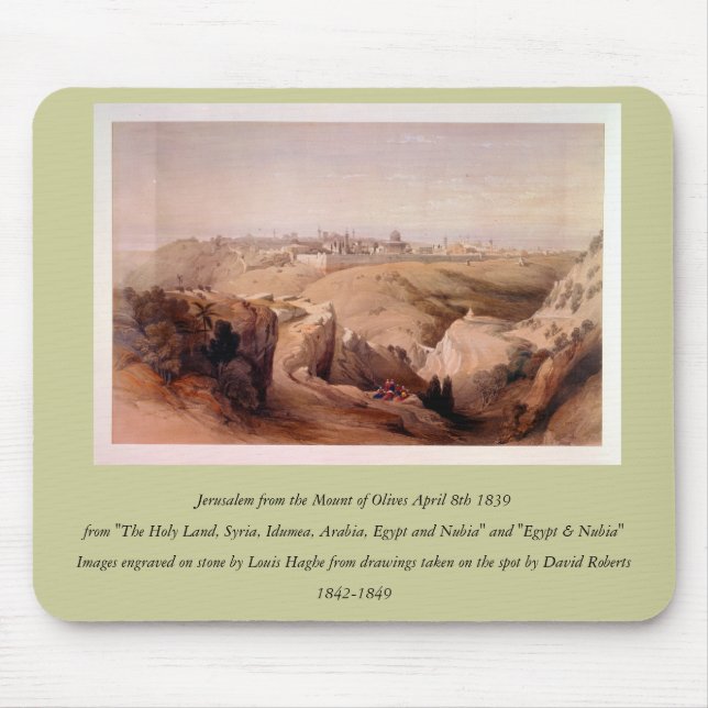 Auf Stein eingegraben von Louis Haghe Mousepad (Vorne)