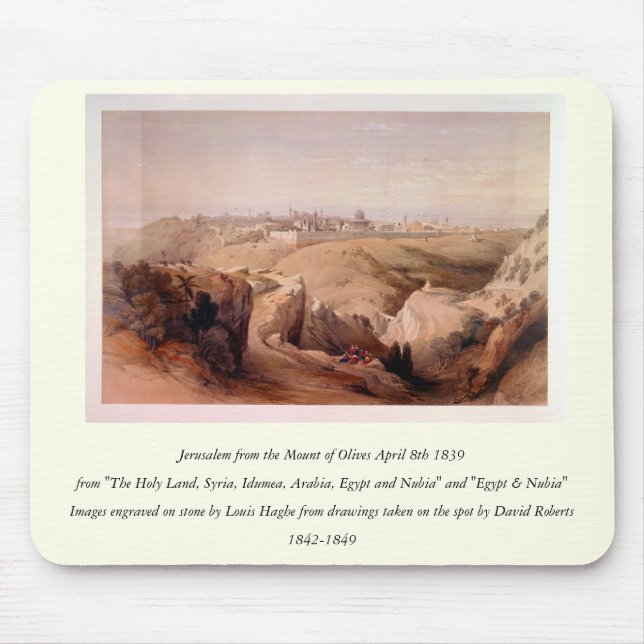 Auf Stein eingegraben von Louis Haghe Mousepad (Vorne)