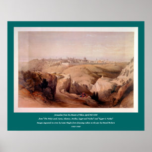 Auf Stein eingegraben von Louis Haghe Poster