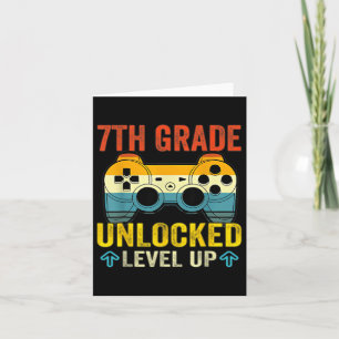 Auf Stufe 7 freigegebene Level-Up-Video-Game-Byck Karte