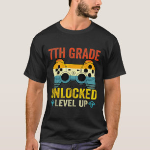 Auf Stufe 7 freigegebene Level-Up-Video-Game-Byck T-Shirt