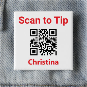 Auf Tipp scannen. Personalausweis QR-Code auf Button