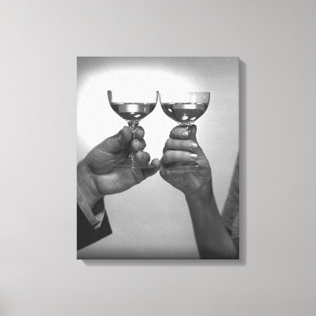 Auf Toast Leinwanddruck (Vorderseite)