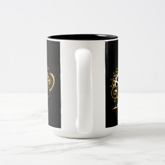 Auf Touren Gebrachtes Mountainbike-Fahren  Zweifarbige Tasse