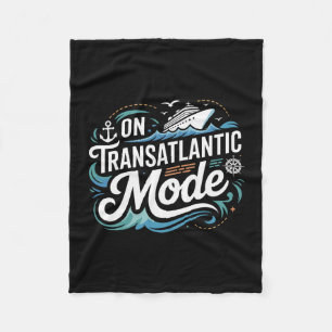 Auf transatlantischem Modus-Shirt Transatlantics-S Fleecedecke