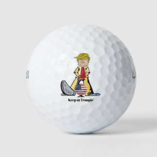 Auf Trumpin behalten Golfball