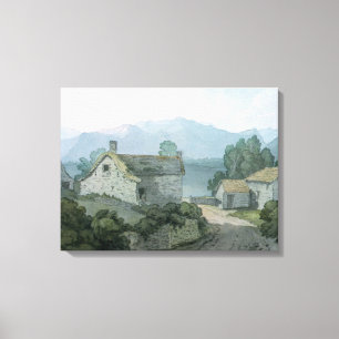 Auf Ullswater Cumberland, 1791 Leinwanddruck
