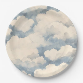 Auf und ab Ballon Geburtstag Pappteller