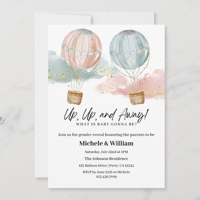 Auf und ab - Einladung der Geschlechter (Vorderseite)