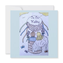 Auf und ab in einem Heißluftballon Save the Date