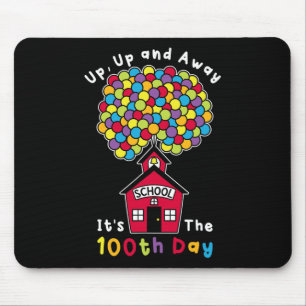 Auf und ab ist es der 100. Lehrer 100 Tage Mousepad