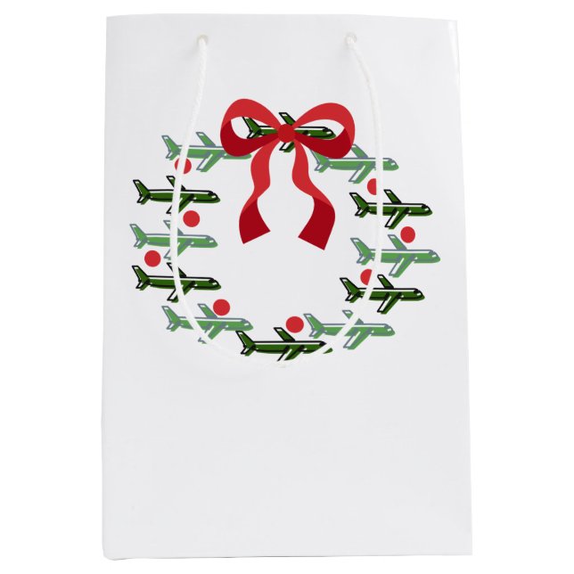 Auf und ab Kranzbeutel Mittlere Geschenktüte (Vorderseite)