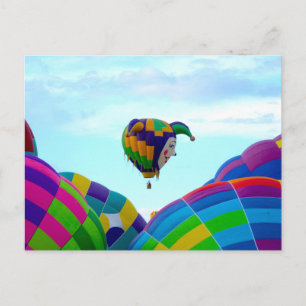 Auf und ab postkarte