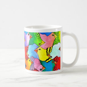 Auf und ab Vogel-Tasse Kaffeetasse