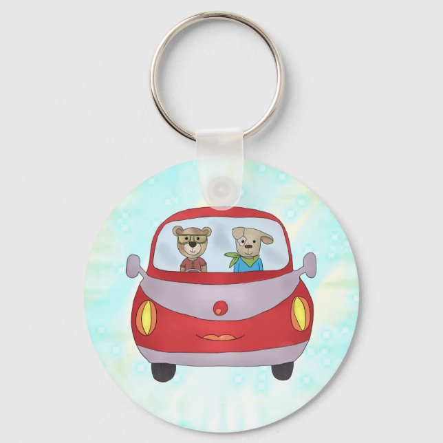 Auf und Davon Schlüsselger Schlüsselanhänger (Vorderseite)