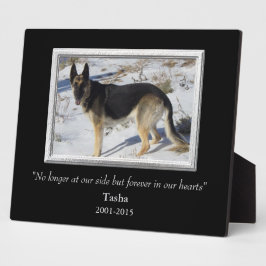 Auf unserer Seitenvorlage für Silver Frame Pet Fotoplatte
