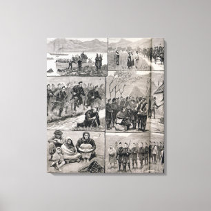 Auf Vertreibungs-Aufgabe in Irland Leinwanddruck