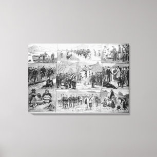 Auf Vertreibungs-Aufgabe in Irland Leinwanddruck