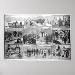 Auf Vertreibungs-Aufgabe in Irland Poster