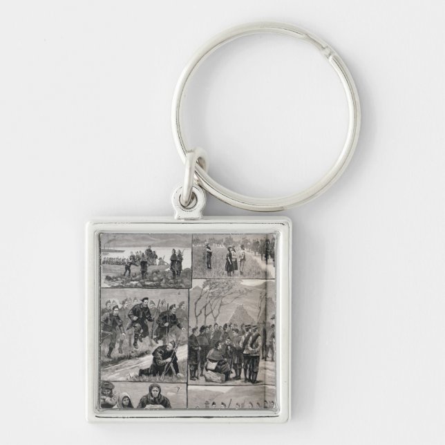 Auf Vertreibungs-Aufgabe in Irland Schlüsselanhänger (Vorne)