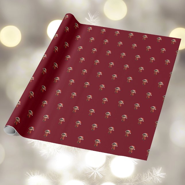 Auf! Weihnachts-Elf-Wrapping-Papier Geschenkpapier (Von Creator hochgeladen)
