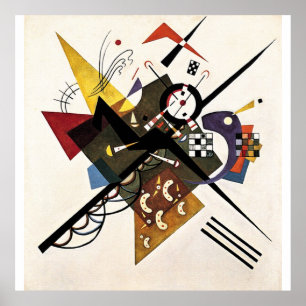 Auf Weiß II - Wassily Kandinsky Poster
