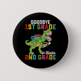 Auf Wiedersehen 1. Klasse Hallo 2. Klasse T Rex Di Button