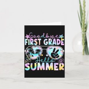 Auf Wiedersehen 1. Klasse Hallo Sommer Erste Klass Karte