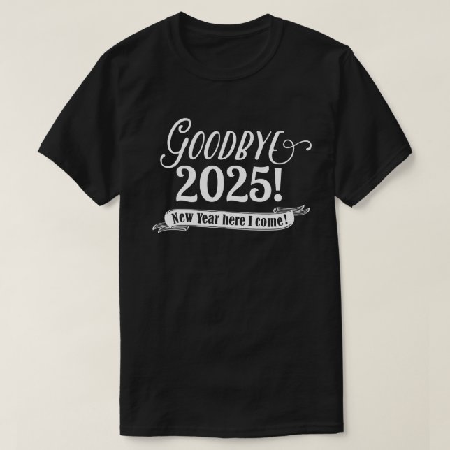 Auf Wiedersehen 2023 Neues Jahr T-Shirt (Design vorne)